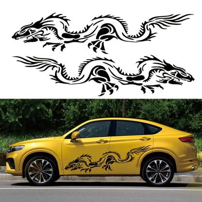 2 PCS/Set D-418 Dragon Totem Tribe Pattern Car Modified Decorative Sticker, D-418