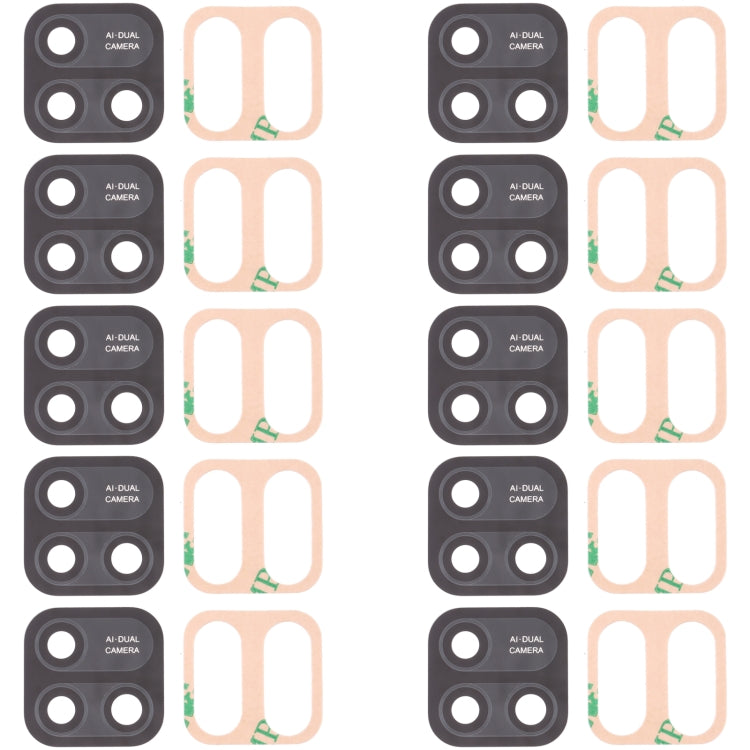 10 PCS Back Camera Lens, For Infinix Hot 10 Play, For Infinix Hot 10s/Hot 10T, For Infinix Hot 10i/Smart 5 Pro, For Infinix Note 8, For Infinix Note 10, For Infinix Hot 11s, For Infinix Hot 11 Play, For Infinix Zero X/Zero X Pro, For Infinix Note 8i   ...