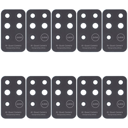 10 PCS Back Camera Lens, For Infinix Hot 10 Play, For Infinix Hot 10s/Hot 10T, For Infinix Hot 10i/Smart 5 Pro, For Infinix Note 8, For Infinix Note 10, For Infinix Hot 11s, For Infinix Hot 11 Play, For Infinix Zero X/Zero X Pro, For Infinix Note 8i   ...