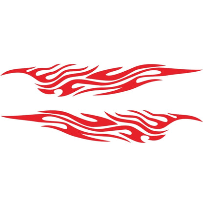 2 PCS/Set D-476 Fire Element Pattern Car Modified Decorative Sticker, D-476