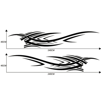 2 PCS/Set D-503 Totem Pattern Car Modified Decorative Sticker, D-503
