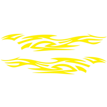 2 PCS/Set D-521 Fire Totem Pattern Car Modified Decorative Sticker, D-521