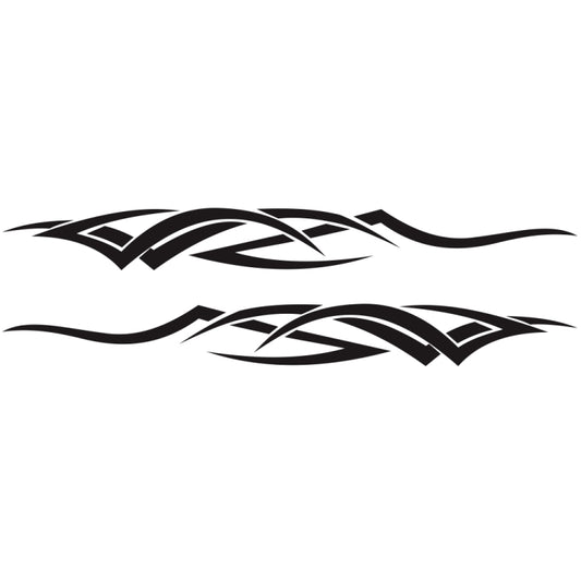 2 PCS/Set D-731 Totem Pattern Car Modified Decorative Sticker, D-731