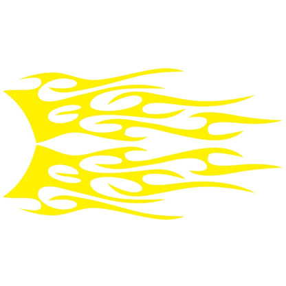 2 PCS/Set D-751 Flame Pattern Car Modified Decorative Sticker, D-751