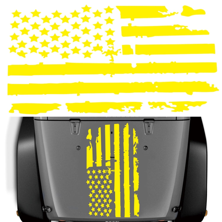 D-778 American Flag Pattern Car Modified Decorative Sticker, D-778