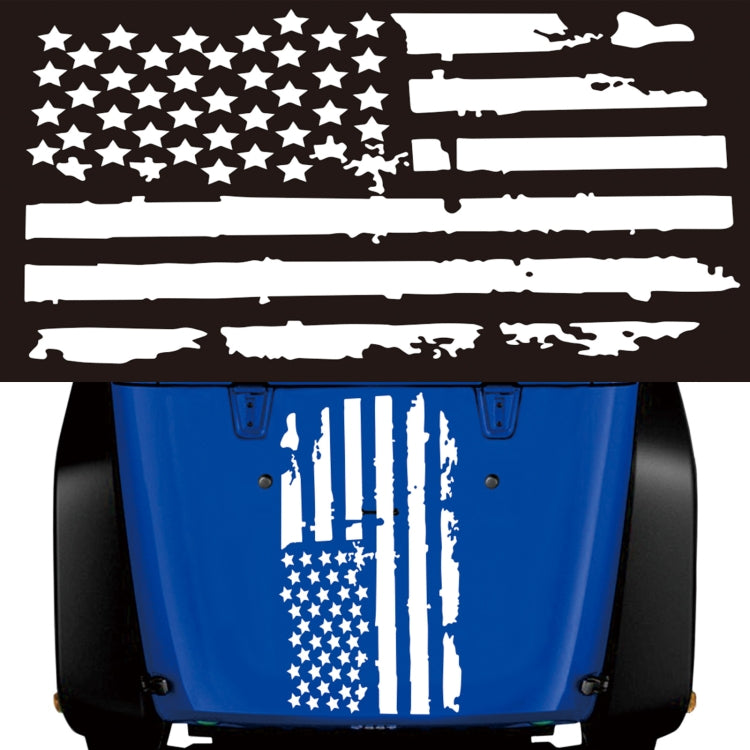 D-778 American Flag Pattern Car Modified Decorative Sticker, D-778