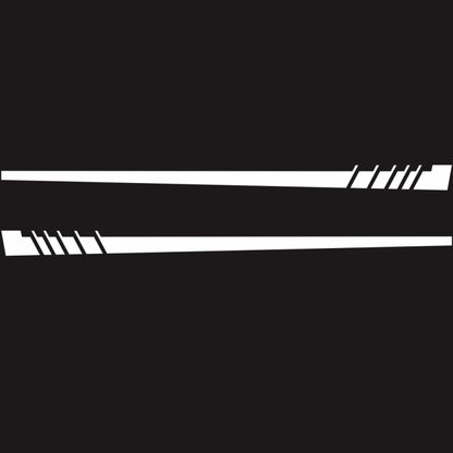 2 PCS/Set D-854 Stripe Pattern Car Modified Decorative Sticker, D-854