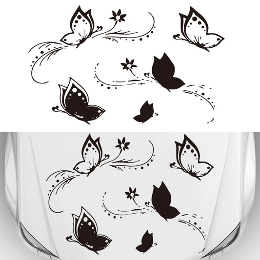 D-907 Butterflies Pattern Car Modified Decorative Sticker, D-907