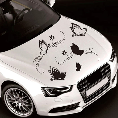 D-907 Butterflies Pattern Car Modified Decorative Sticker, D-907