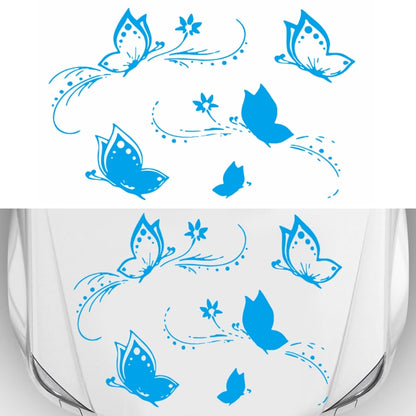 D-907 Butterflies Pattern Car Modified Decorative Sticker, D-907