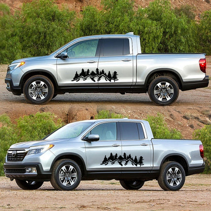 2 PCS/Set D-924 Mountain Woods Pattern Car Modified Decorative Sticker, D-924