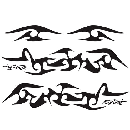 2 PCS/Set D-925 Flame Pattern Car Modified Decorative Sticker, D-925, D-924