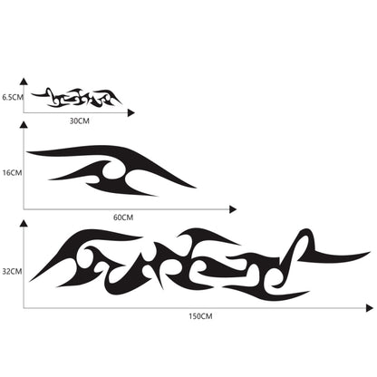 2 PCS/Set D-925 Flame Pattern Car Modified Decorative Sticker, D-925, D-924