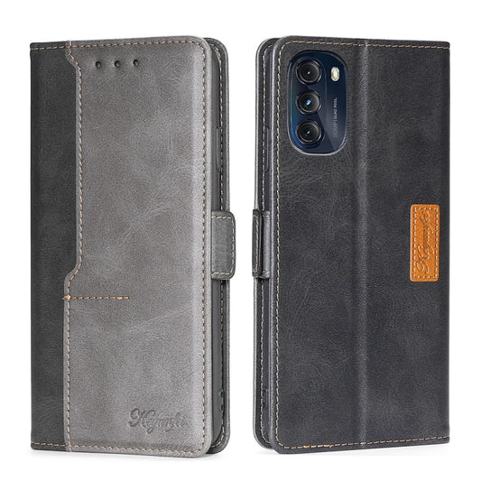 Contrast Color Side Buckle Leather Phone Case, For Motorola Moto G 5G 2022, For Motorola Moto G Power 2022, For Motorola Moto G Pure, For Motorola Moto G42 4G, For Motorola Moto G52J 5G, For Motorola Moto E20, For Motorola Moto E40, For OPPO Realme C21...