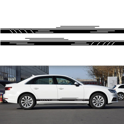 2 PCS/Set D-932 Stripe Pattern Car Modified Decorative Sticker, D-932