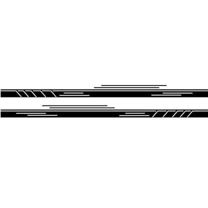 2 PCS/Set D-932 Stripe Pattern Car Modified Decorative Sticker, D-932