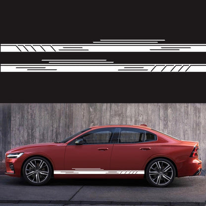 2 PCS/Set D-932 Stripe Pattern Car Modified Decorative Sticker, D-932