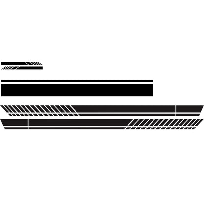 D-936 Stripe Pattern Car Modified Decorative Sticker, D-936