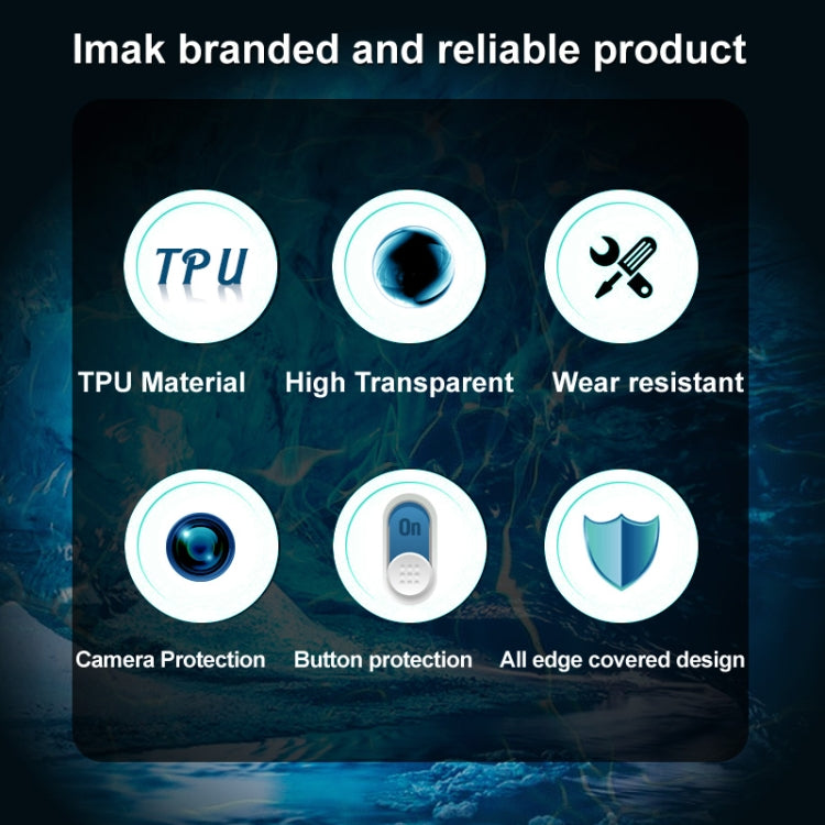 IMAK UX-5 Series Shockproof TPU Phone Case, For Infinix Hot 12 Play, For OnePlus Nord 2T 5G, For OnePlus Nord CE 2 Lite 5G, For Tecno Pova 2, For Samsung Galaxy A13 4G, For ZTE Blade A7 2020