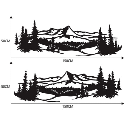 2 PCS/Set D-957 Mountains Pattern Car Modified Decorative Sticker, D-957