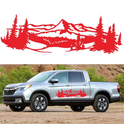 2 PCS/Set D-957 Mountains Pattern Car Modified Decorative Sticker, D-957