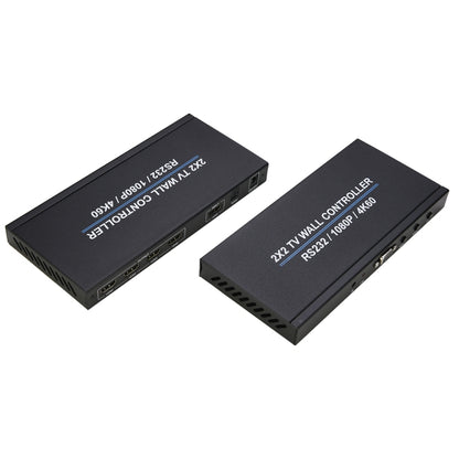 BT100 4K 60Hz 1080P 2 x 2 TV Wall Controller, US Plug, EU Plug, UK Plug, AU Plug