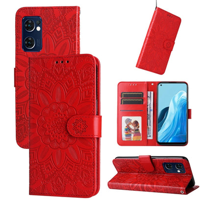 Embossed Sunflower Leather Phone Case, For OPPO A7 / A5s, For OPPO A9 / A5 2020, For OPPO A15 / A16K / A16e, For OPPO A52 / A72 / A92, For OPPO A53 / A53s / A33 / A32, For OPPO A54 4G / A16 / A16s / A55 4G, For OPPO A57 5G / Realme V23                 ...