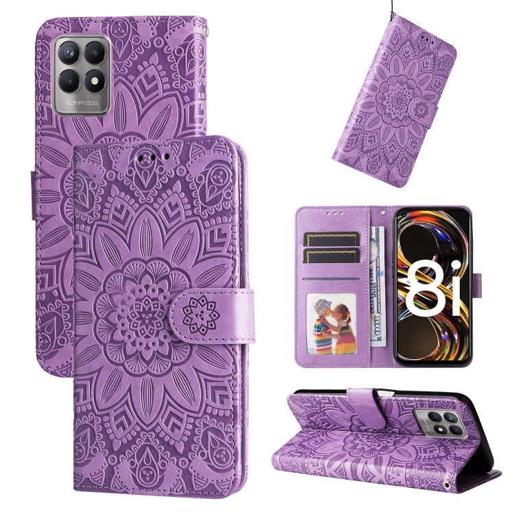 Embossed Sunflower Leather Phone Case, For OPPO A7 / A5s, For OPPO A9 / A5 2020, For OPPO A15 / A16K / A16e, For OPPO A52 / A72 / A92, For OPPO A53 / A53s / A33 / A32, For OPPO A54 4G / A16 / A16s / A55 4G, For OPPO A57 5G / Realme V23                 ...