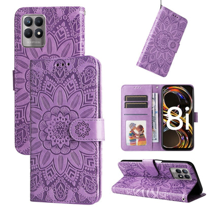 Embossed Sunflower Leather Phone Case, For OPPO A7 / A5s, For OPPO A9 / A5 2020, For OPPO A15 / A16K / A16e, For OPPO A52 / A72 / A92, For OPPO A53 / A53s / A33 / A32, For OPPO A54 4G / A16 / A16s / A55 4G, For OPPO A57 5G / Realme V23                 ...