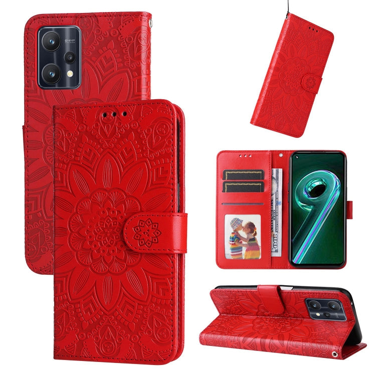 Embossed Sunflower Leather Phone Case, For OPPO A7 / A5s, For OPPO A9 / A5 2020, For OPPO A15 / A16K / A16e, For OPPO A52 / A72 / A92, For OPPO A53 / A53s / A33 / A32, For OPPO A54 4G / A16 / A16s / A55 4G, For OPPO A57 5G / Realme V23                 ...
