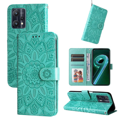 Embossed Sunflower Leather Phone Case, For OPPO A7 / A5s, For OPPO A9 / A5 2020, For OPPO A15 / A16K / A16e, For OPPO A52 / A72 / A92, For OPPO A53 / A53s / A33 / A32, For OPPO A54 4G / A16 / A16s / A55 4G, For OPPO A57 5G / Realme V23                 ...