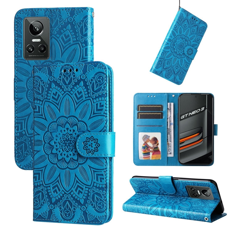 Embossed Sunflower Leather Phone Case, For OPPO Realme C15 / C12 / C25, For OPPO Realme C21 / C21Y, For OPPO Realme C31, For OPPO Realme C35 4G / Narzo 50A Prime, For OPPO Realme GT Neo2, For OPPO Realme GT Neo3, For OPPO Realme 9i / A36 4G / A76 4G   ...