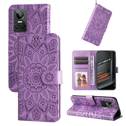 Embossed Sunflower Leather Phone Case, For OPPO Realme C15 / C12 / C25, For OPPO Realme C21 / C21Y, For OPPO Realme C31, For OPPO Realme C35 4G / Narzo 50A Prime, For OPPO Realme GT Neo2, For OPPO Realme GT Neo3, For OPPO Realme 9i / A36 4G / A76 4G   ...