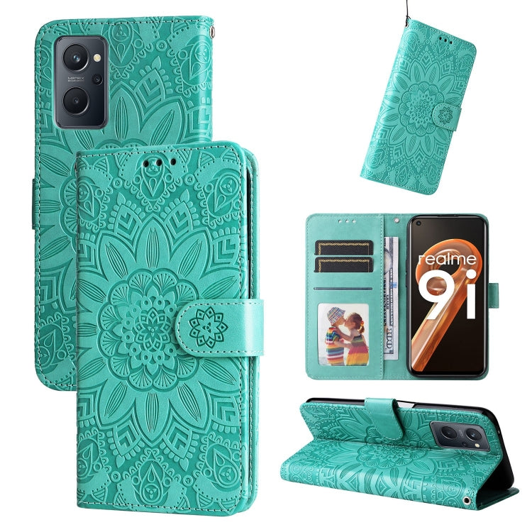 Embossed Sunflower Leather Phone Case, For OPPO Realme C15 / C12 / C25, For OPPO Realme C21 / C21Y, For OPPO Realme C31, For OPPO Realme C35 4G / Narzo 50A Prime, For OPPO Realme GT Neo2, For OPPO Realme GT Neo3, For OPPO Realme 9i / A36 4G / A76 4G   ...