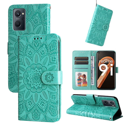 Embossed Sunflower Leather Phone Case, For OPPO Realme C15 / C12 / C25, For OPPO Realme C21 / C21Y, For OPPO Realme C31, For OPPO Realme C35 4G / Narzo 50A Prime, For OPPO Realme GT Neo2, For OPPO Realme GT Neo3, For OPPO Realme 9i / A36 4G / A76 4G   ...