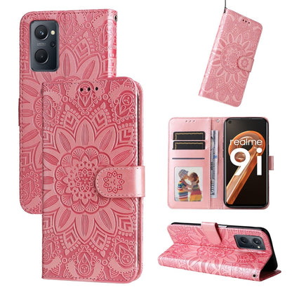 Embossed Sunflower Leather Phone Case, For OPPO Realme C15 / C12 / C25, For OPPO Realme C21 / C21Y, For OPPO Realme C31, For OPPO Realme C35 4G / Narzo 50A Prime, For OPPO Realme GT Neo2, For OPPO Realme GT Neo3, For OPPO Realme 9i / A36 4G / A76 4G   ...