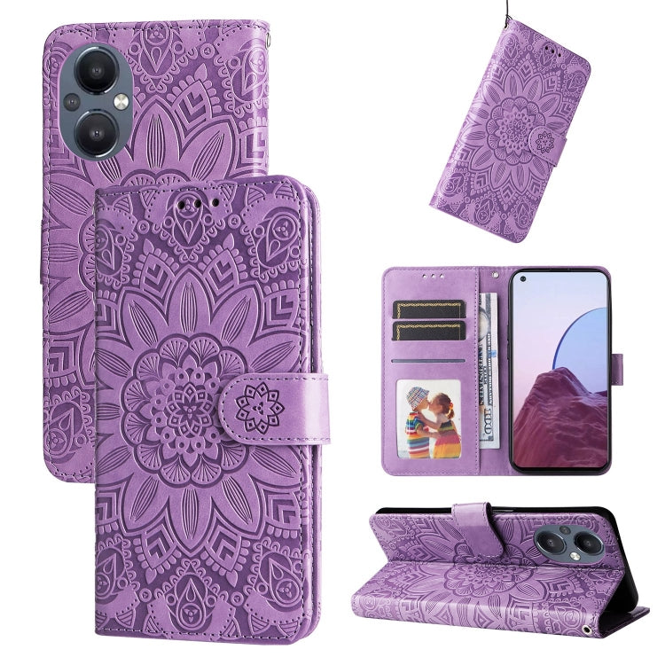 Embossed Sunflower Leather Phone Case, For OPPO Realme C15 / C12 / C25, For OPPO Realme C21 / C21Y, For OPPO Realme C31, For OPPO Realme C35 4G / Narzo 50A Prime, For OPPO Realme GT Neo2, For OPPO Realme GT Neo3, For OPPO Realme 9i / A36 4G / A76 4G   ...
