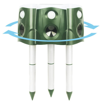 SJZ026 360 Degree Ultrasonic Solar Energy Outdoor Animal Repellent