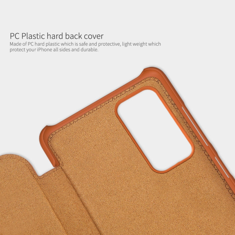 NILLKIN QIN Series Crazy Horse Texture Leather Phone Case, For Xiaomi Redmi Note 11T Pro/11T Pro+ 5G/Poco X4 GT 5G