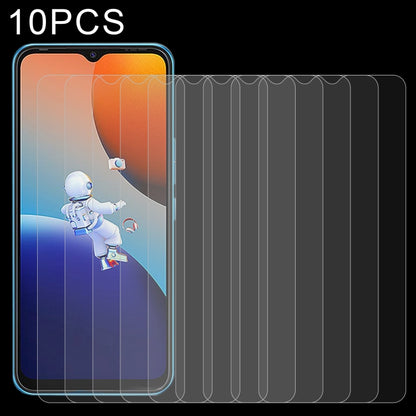 10 PCS 0.26mm 9H 2.5D Tempered Glass Film, For Tecno Spark 9 (10 PCS)