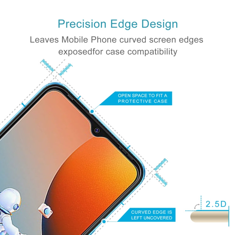 50 PCS 0.26mm 9H 2.5D Tempered Glass Film, For Tecno Spark 9 (50 PCS)