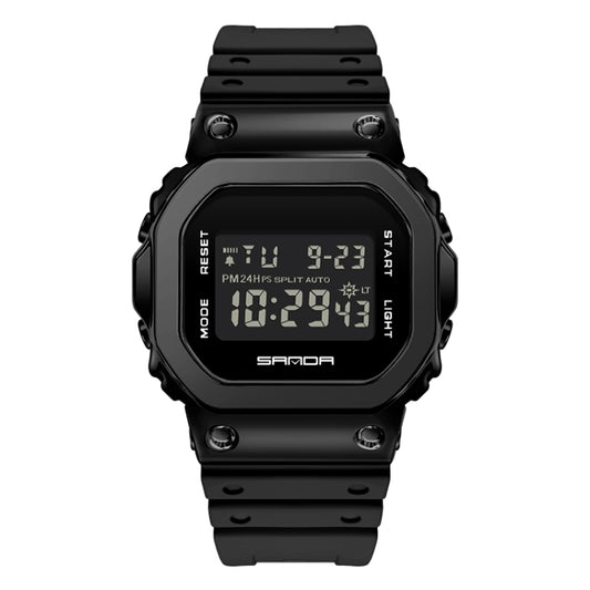 Montre Électronique SANDA 2126 à Double Affichage, Étanche, Lumineuse, avec Verre Trempé