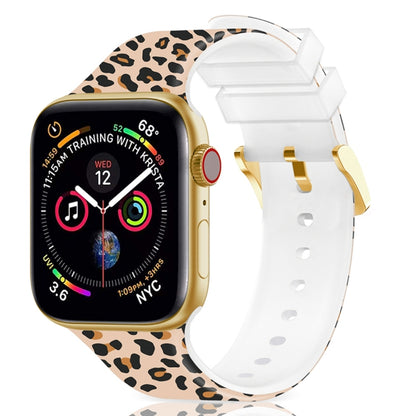Square Buckle Color Printing Watch Band For Apple Watch Series