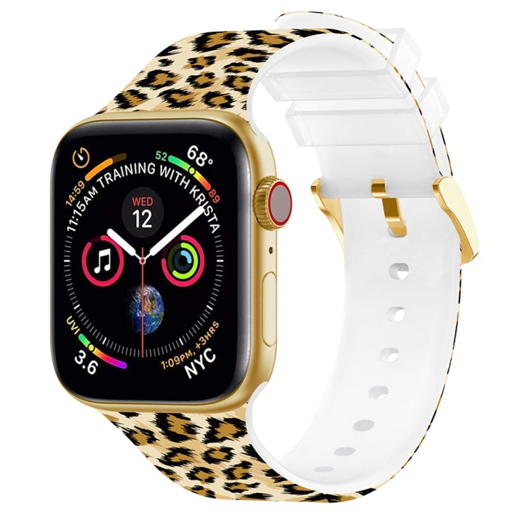 Square Buckle Color Printing Watch Band For Apple Watch Series