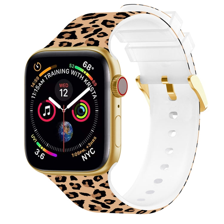 Square Buckle Color Printing Watch Band For Apple Watch Series