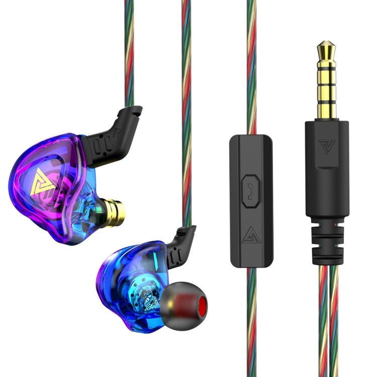 QKZ DMX Sports In-ear HIFI 3.5mm Wired Control Earphone with Mic