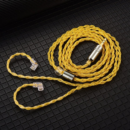 QKZ T1 8 Core TC Silver Plated 3.5mm 0.75mm 2PIN HIFI Earphone Update Cable