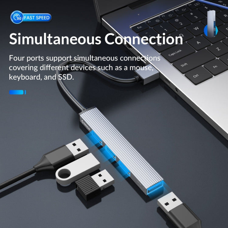 AH-A13 USB 3.0 x 1 + USB 2.0 x 3 to USB 3.0 HUB Adapter, AH-A13