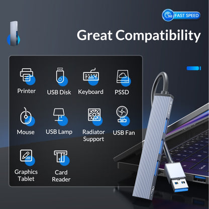 AH-A13 USB 3.0 x 1 + USB 2.0 x 3 to USB 3.0 HUB Adapter, AH-A13