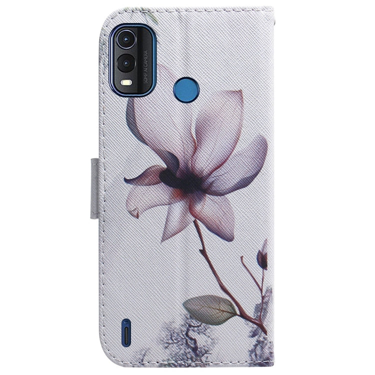 Coloured Drawing Leather Phone Case, For Nokia G11 Plus, For OPPO A57 2022 4G